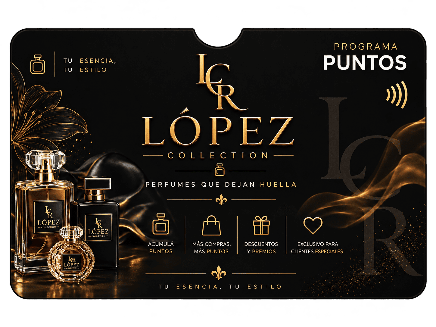 Tarjeta digital de puntos López Collection